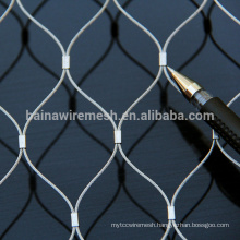 alibaba china supplier Flexible stainless steel netting/furruled rope mesh